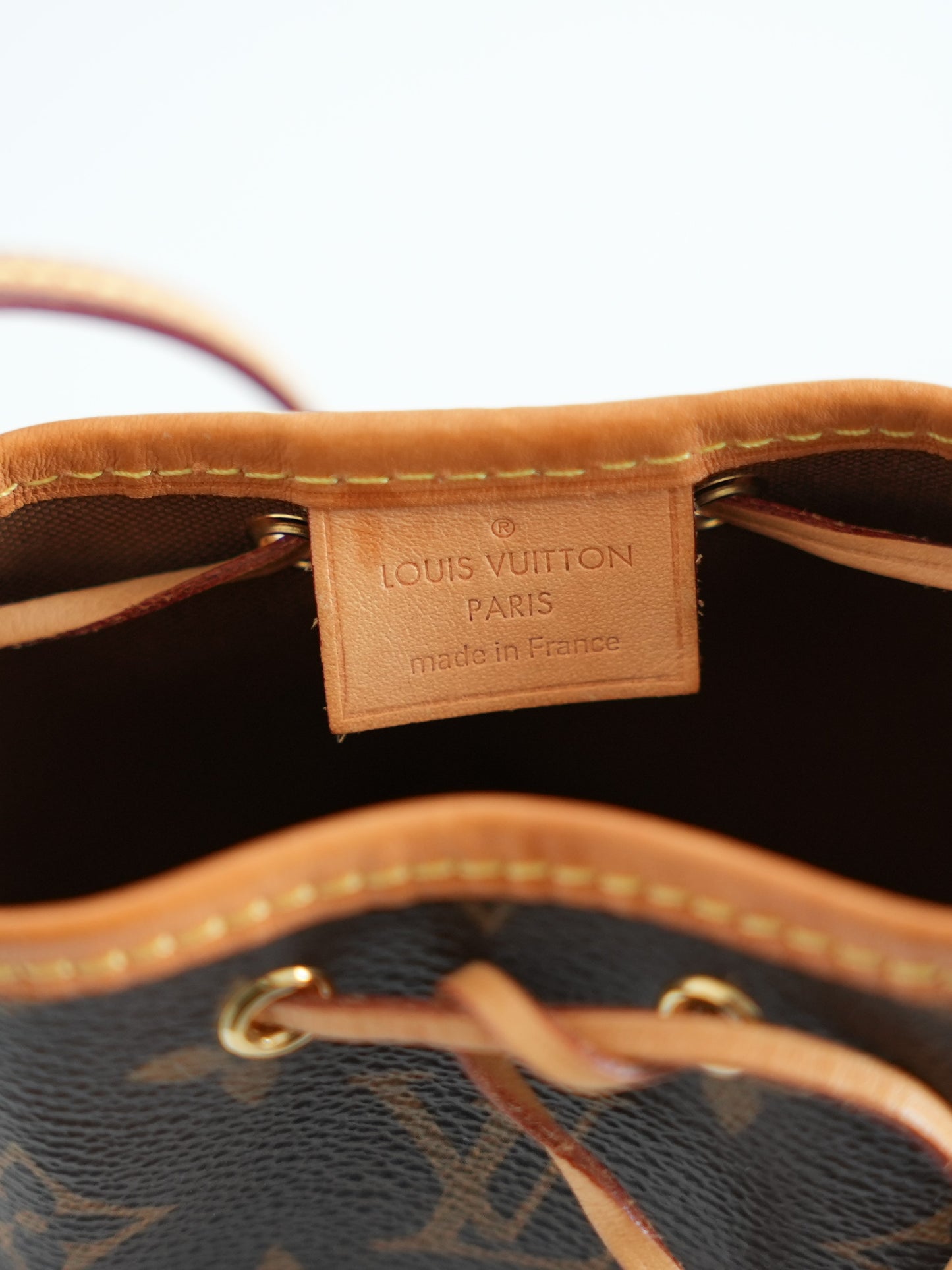 Louis Vuitton Vintage Monogram Noé Nano Bucket Bag M41346