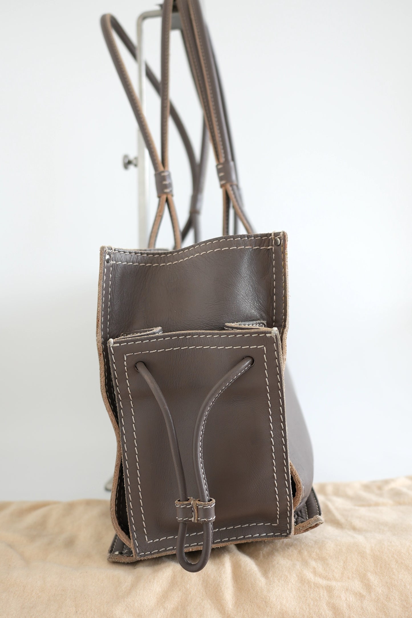 Loewe Tote Bag Handbag grey leather bag
