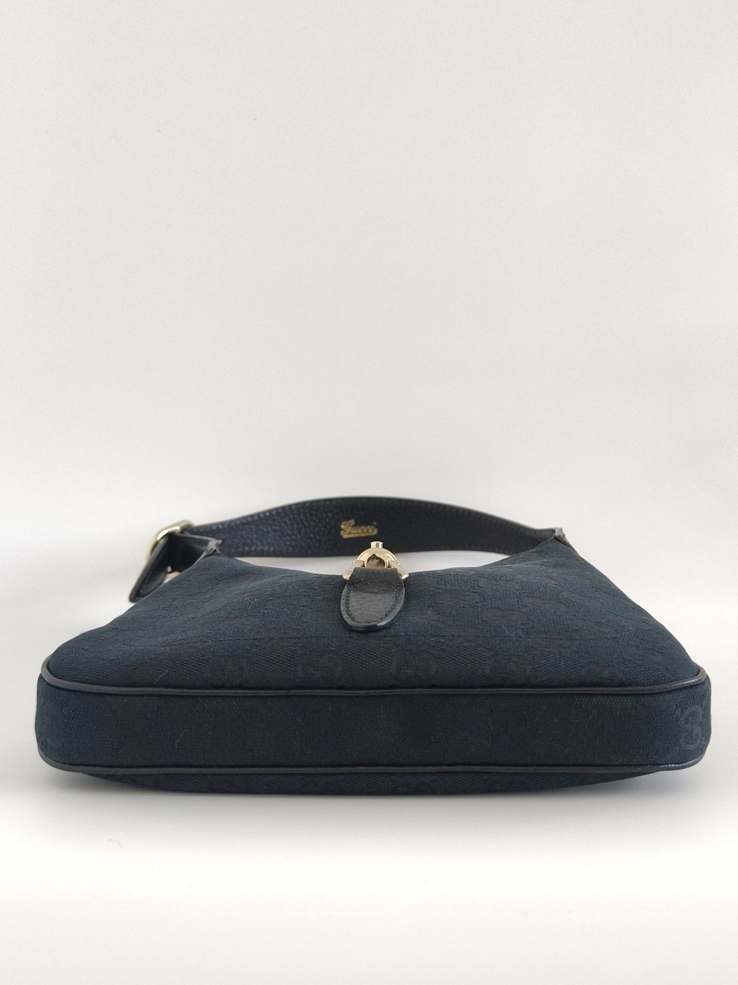 Gucci jackie black Canvas GG Shoulder Bag