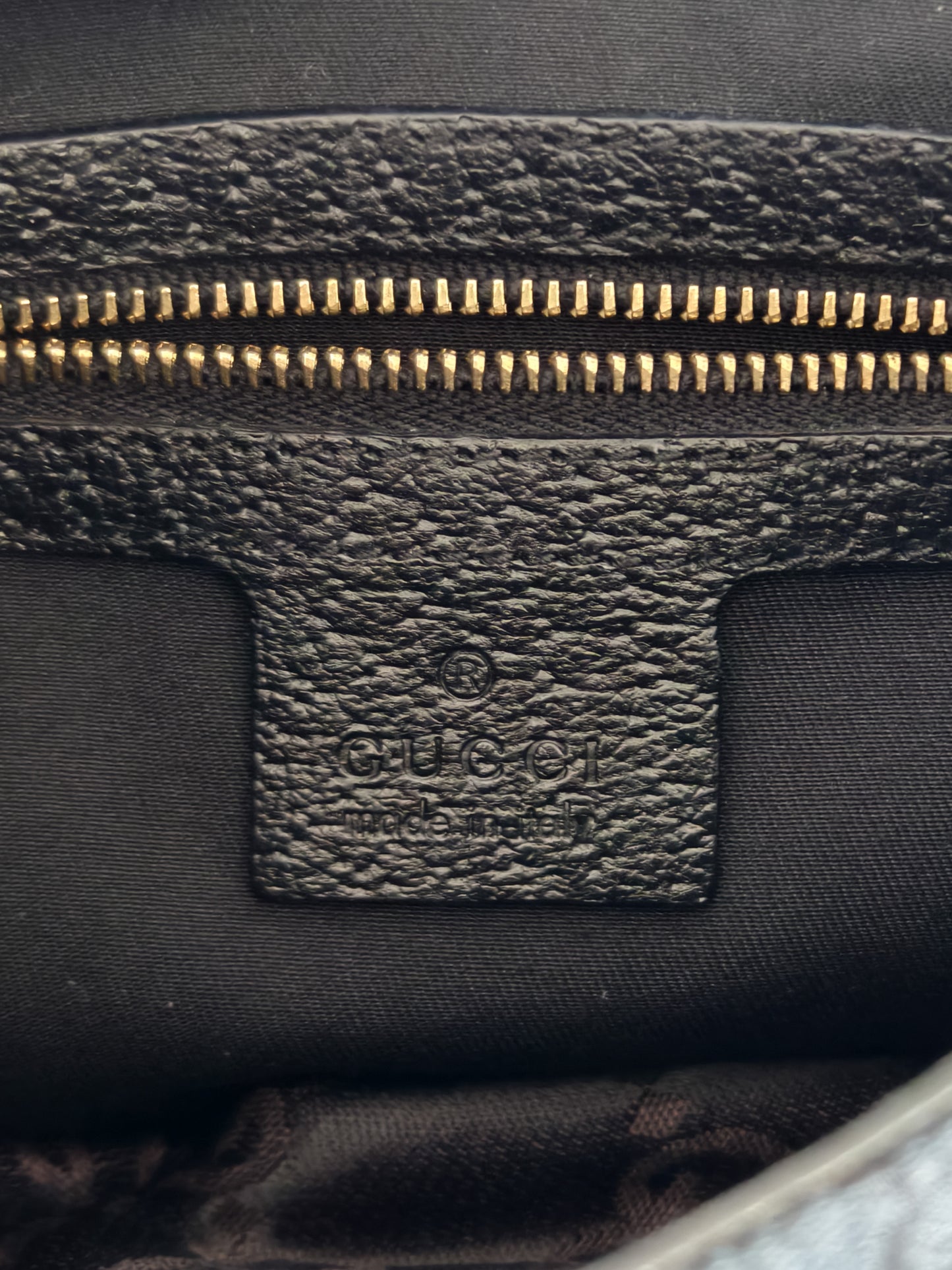 Gucci jackie black Canvas GG Shoulder Bag