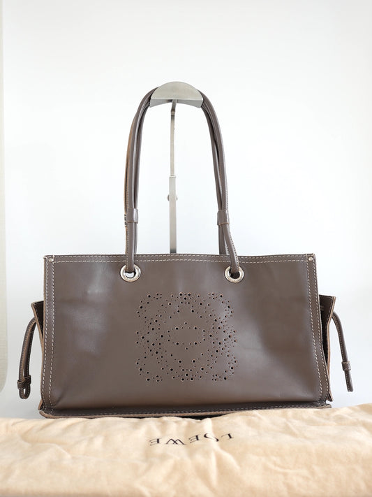 Loewe Tote Bag Handbag grey leather bag