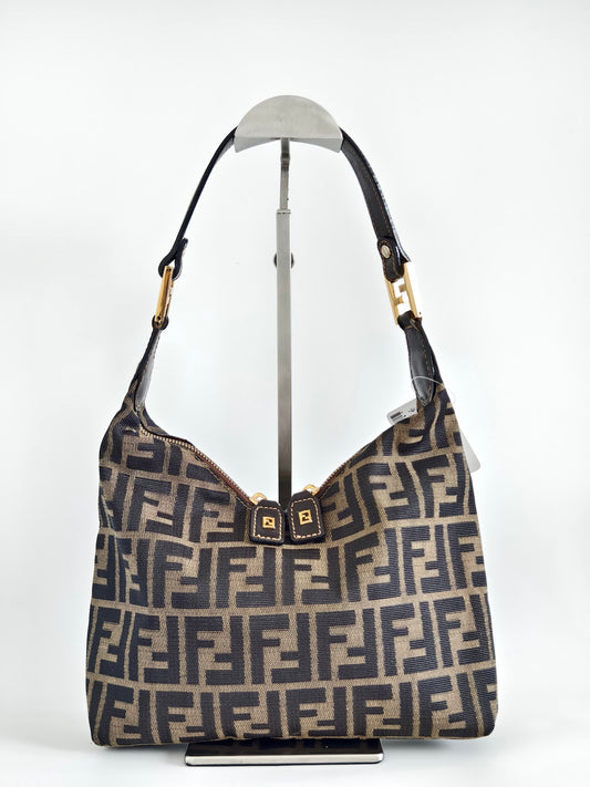 FENDI  Zucca Baguette Shoulder Bag
